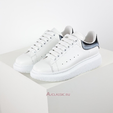 Buy Alexander McQueen Oversized Sneaker Faded Heel - White Black Silver White 777367WIE9G9089 Quality Reps Replicas Shoes