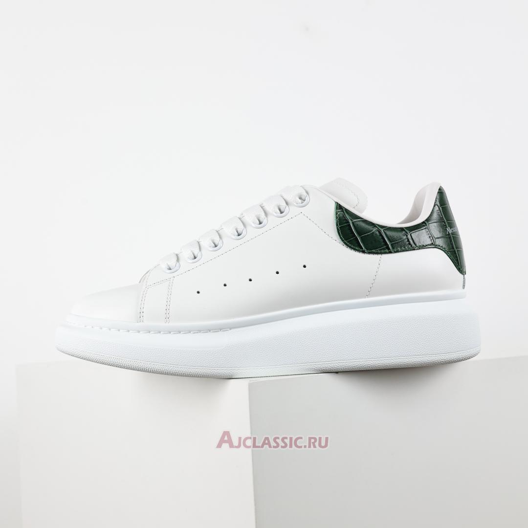 New Alexander McQueen Oversized Sneaker "White Green" 553770WHXMY9448 Shoes