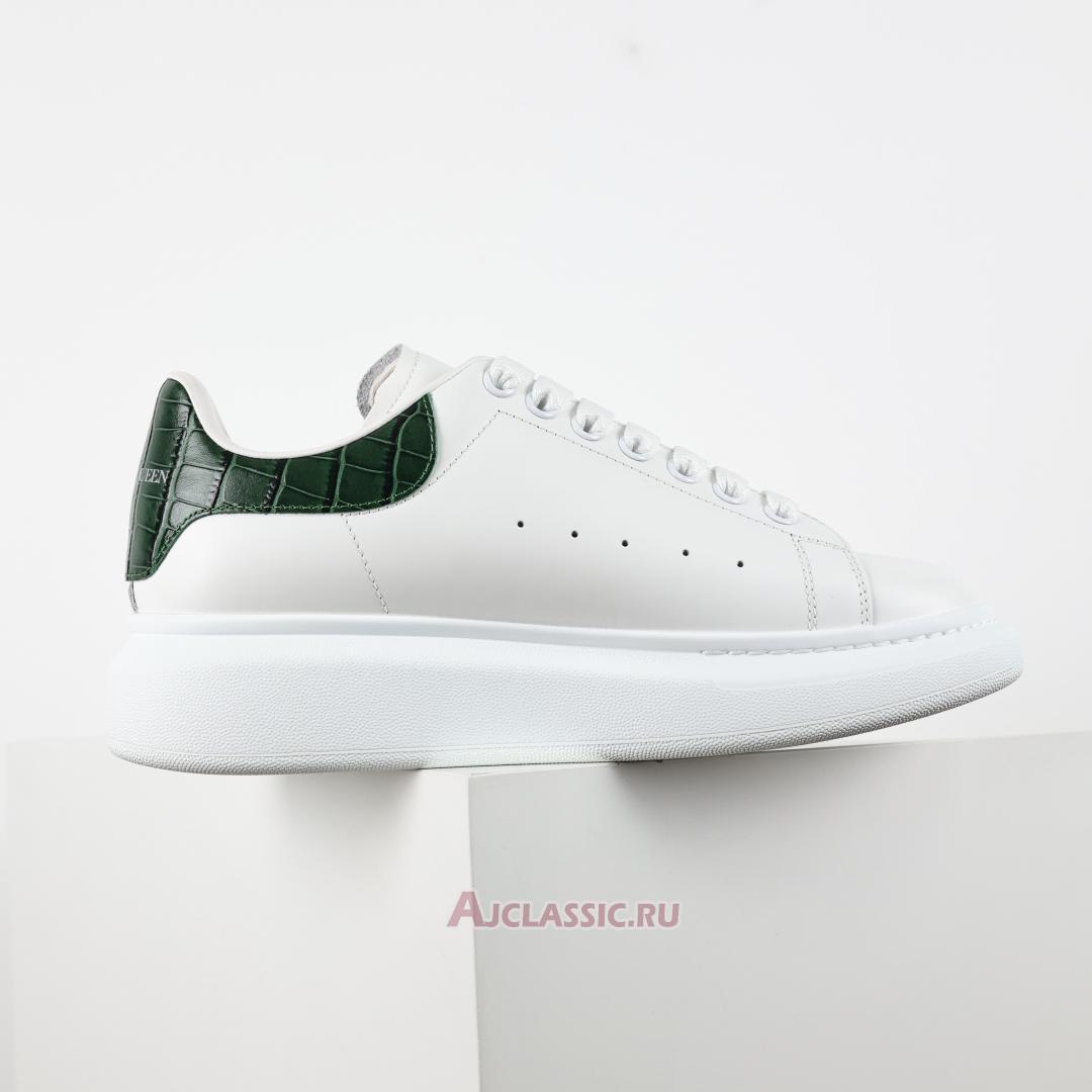 New Alexander McQueen Oversized Sneaker "White Green" 553770WHXMY9448 Shoes