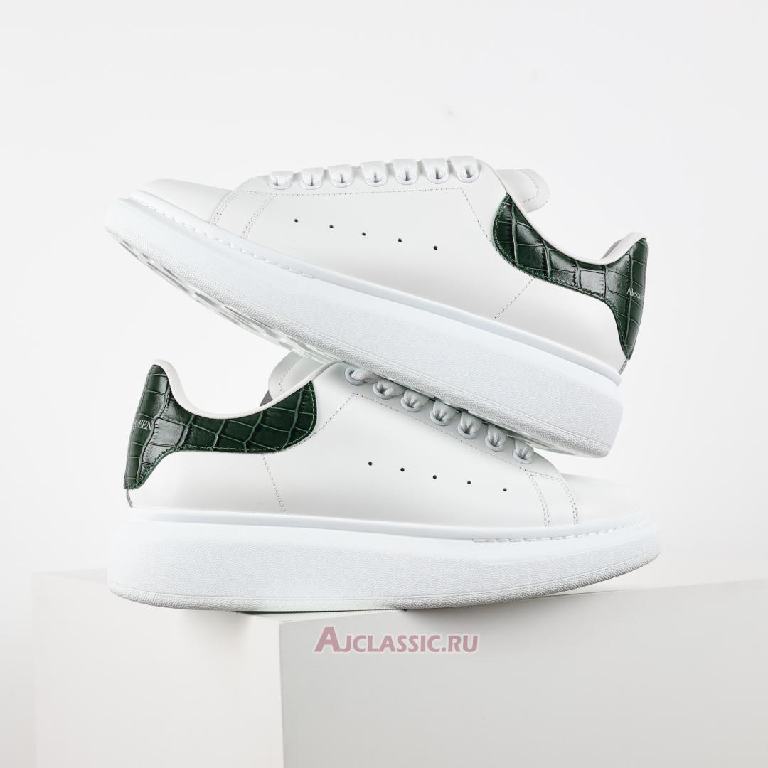 New Alexander McQueen Oversized Sneaker "White Green" 553770WHXMY9448 Shoes