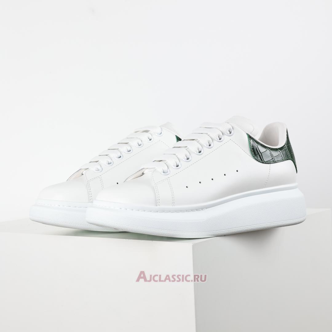 New Alexander McQueen Oversized Sneaker "White Green" 553770WHXMY9448 Shoes