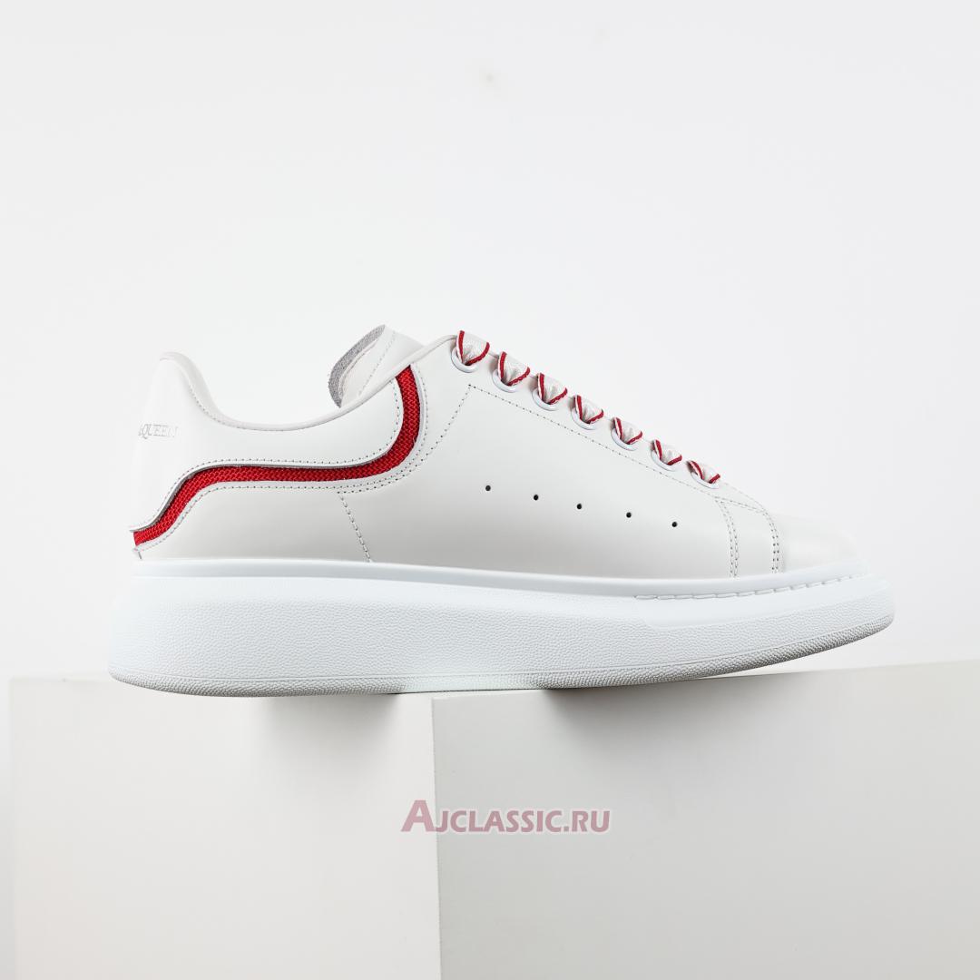 New Alexander McQueen Oversized Sneaker "White Red" 794506WIEEW9093 Shoes