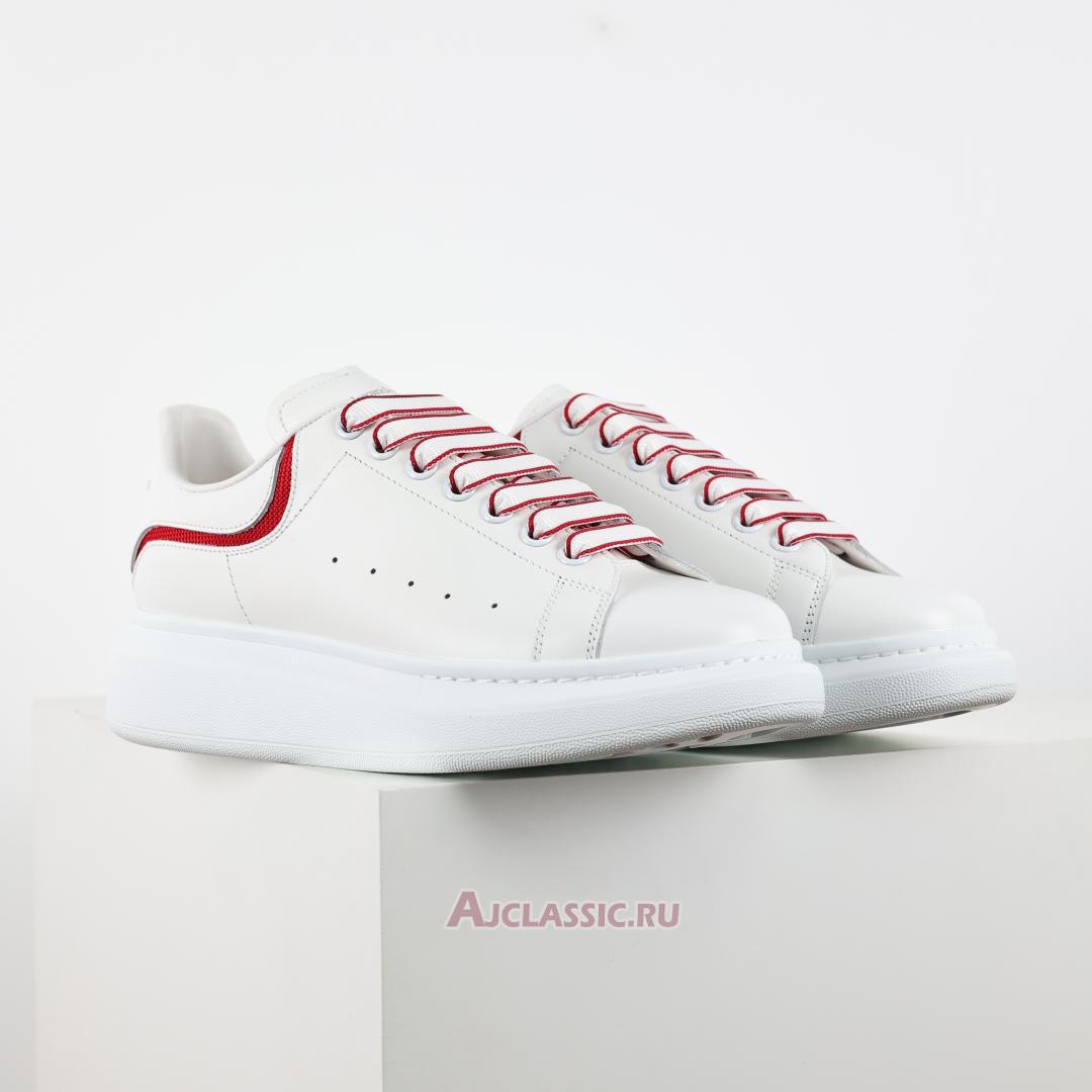 New Alexander McQueen Oversized Sneaker "White Red" 794506WIEEW9093 Shoes