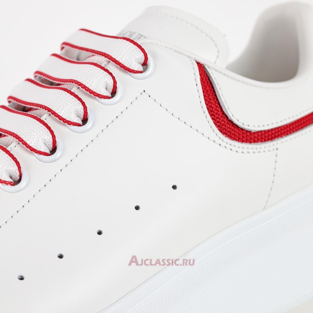 New Alexander McQueen Oversized Sneaker "White Red" 794506WIEEW9093 Shoes