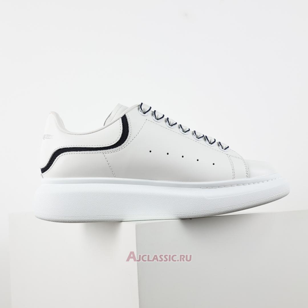 New Alexander McQueen Oversized Sneaker "White Navy" 794506WIEEW9095 Shoes