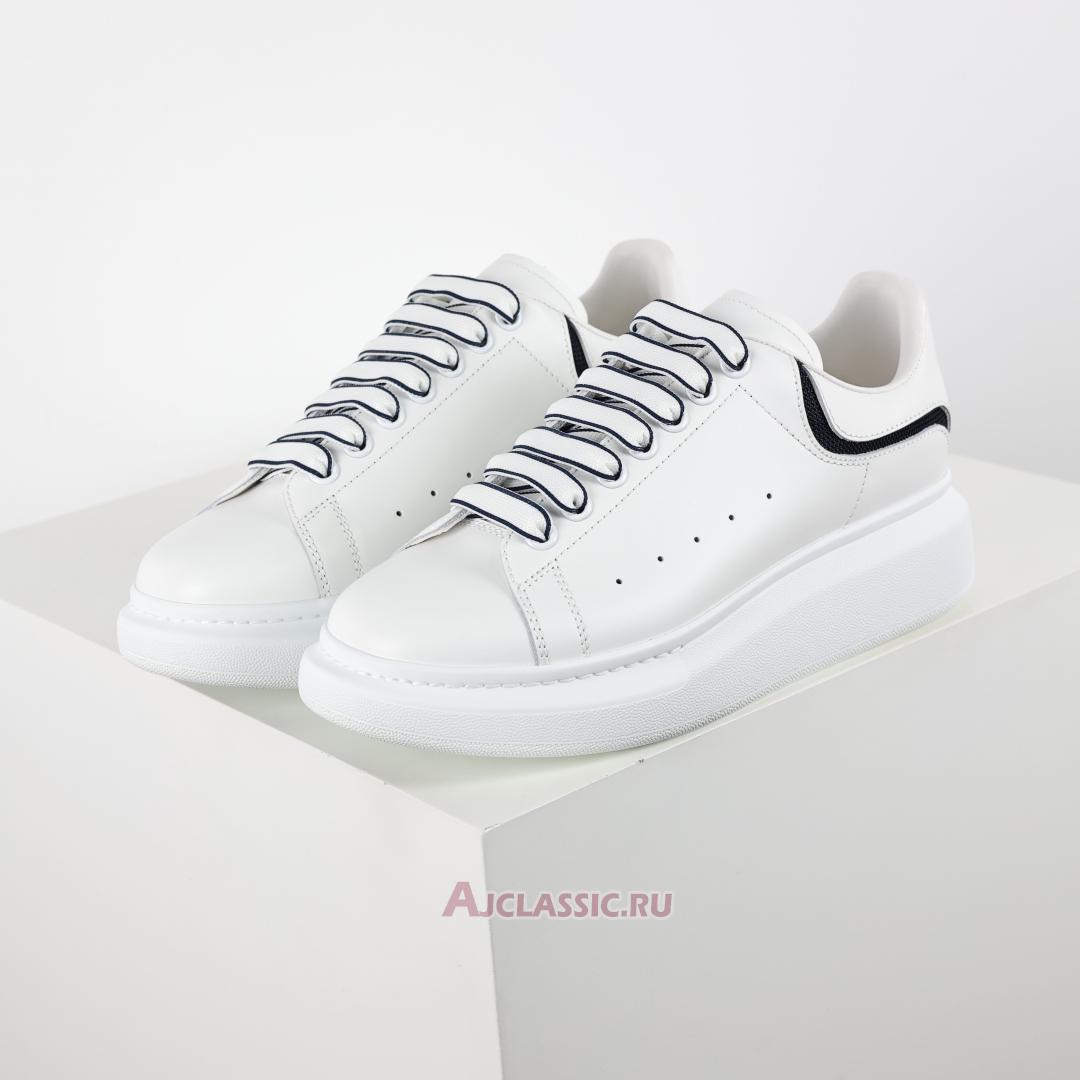 New Alexander McQueen Oversized Sneaker "White Navy" 794506WIEEW9095 Shoes