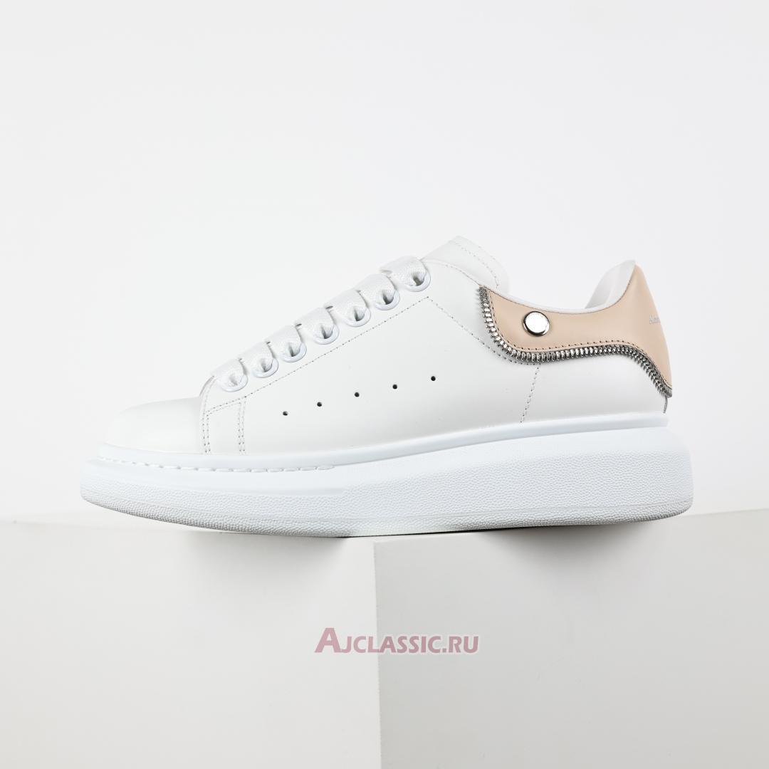 New Alexander McQueen Oversized Sneaker "White Oat" 769116WIEE18780 Shoes