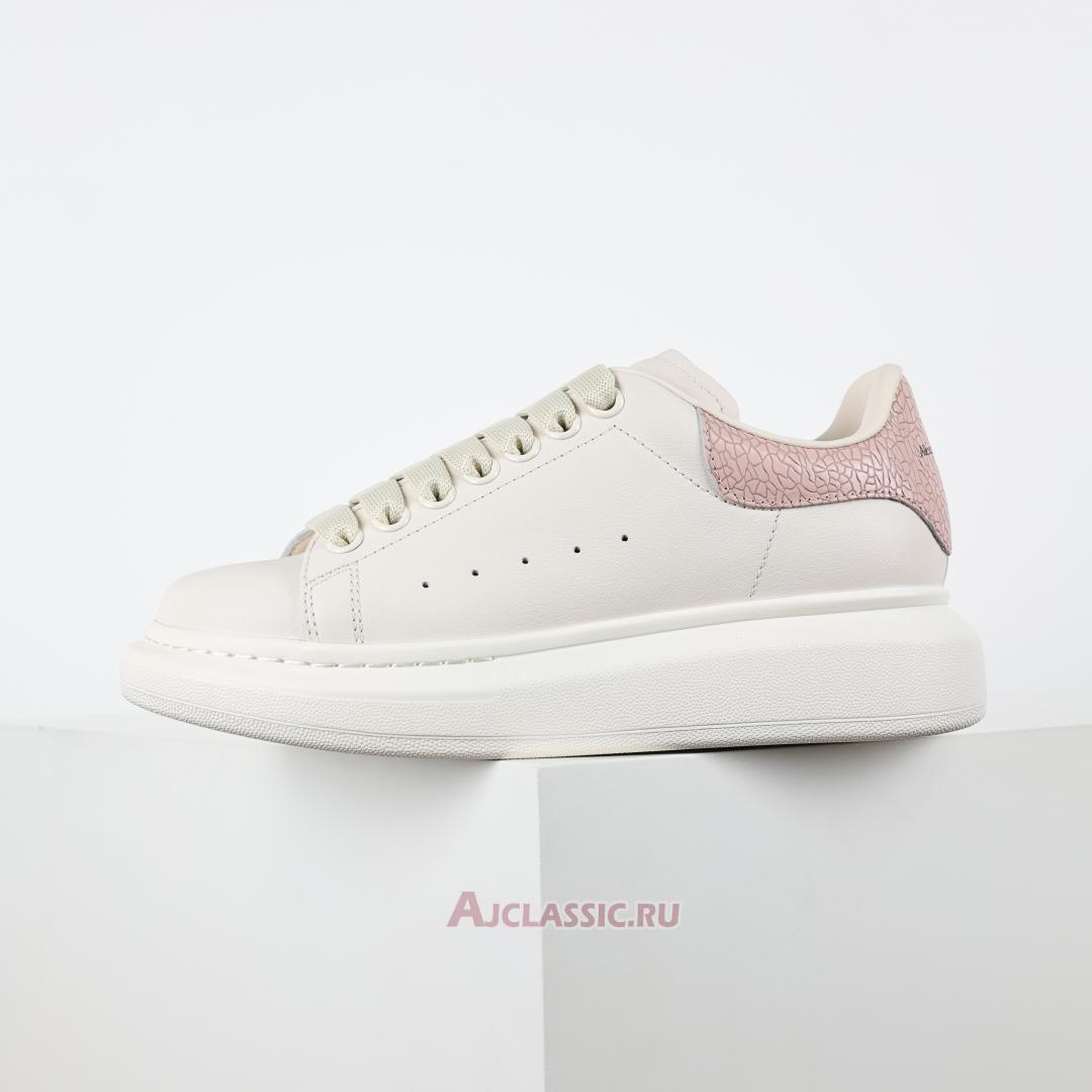New Alexander McQueen Oversized Sneaker "Off-White Cracked Pink" 553770WIACU9050 Shoes