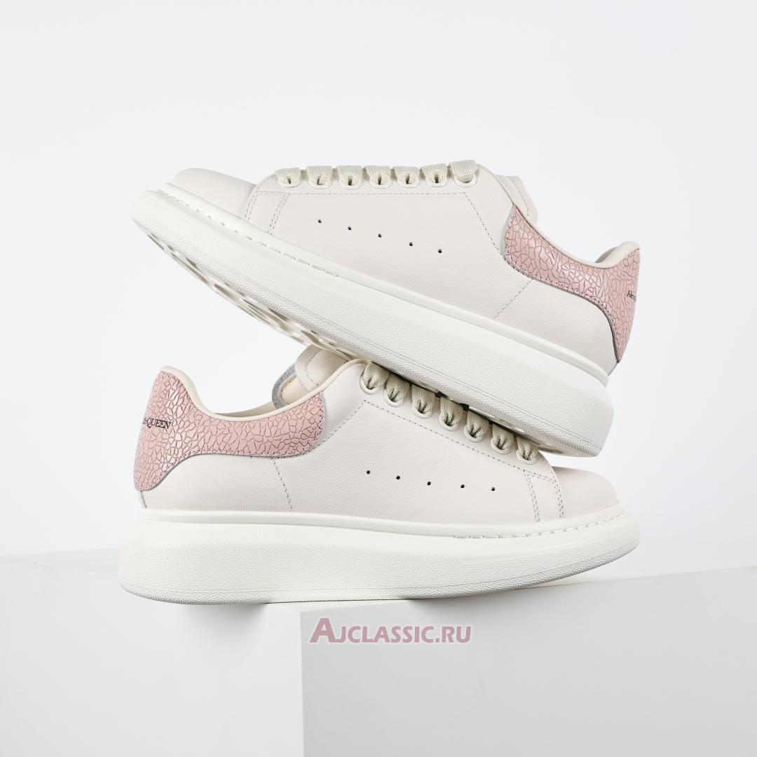 New Alexander McQueen Oversized Sneaker "Off-White Cracked Pink" 553770WIACU9050 Shoes