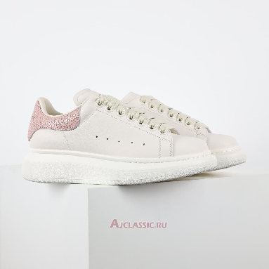 Buy Alexander McQueen Oversized Sneaker Off-White Cracked Pink Cream 553770WIACU9050 Quality Reps Replicas Shoes