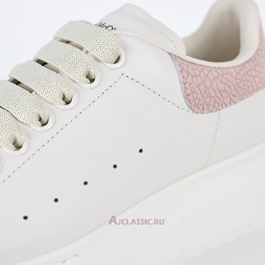 Buy Alexander McQueen Oversized Sneaker Off-White Cracked Pink Cream 553770WIACU9050 Quality Reps Replicas Shoes