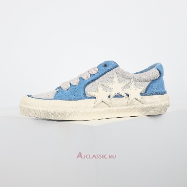 Buy Amiri Sunset Skate Low Blue Grey Beige Blue AMFOSR1093-509-2 Quality Reps Replicas Shoes