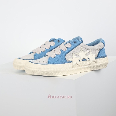 Buy Amiri Sunset Skate Low Blue Grey Beige Blue AMFOSR1093-509-2 Quality Reps Replicas Shoes
