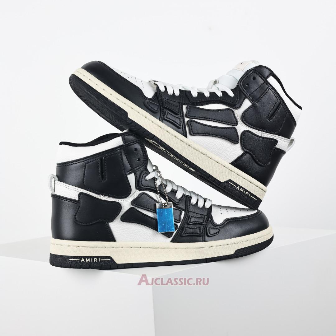 New Amiri Skel Top High "White Black" MFS002-004 Shoes