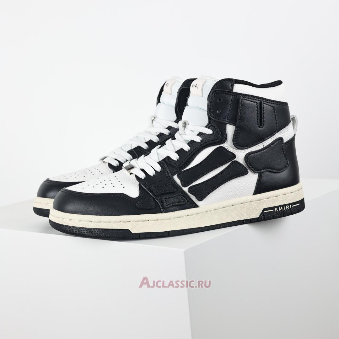 New Amiri Skel Top High "White Black" MFS002-004 Shoes