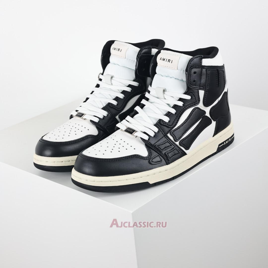 New Amiri Skel Top High "White Black" MFS002-004 Shoes