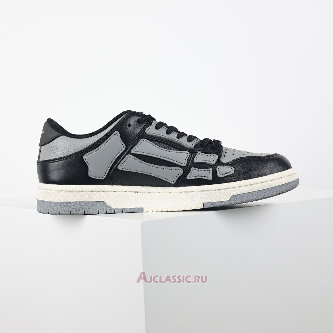 New Amiri Skel Top Low "Black Grey" MFS003-016 Shoes