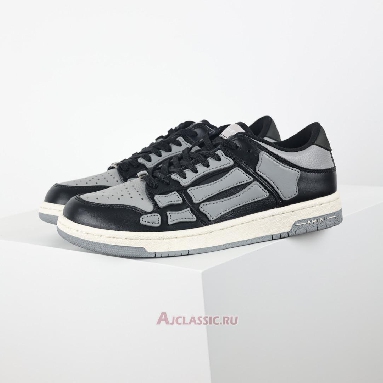 Buy Amiri Skel Top Low Black Grey Grey MFS003-016 Quality Reps Replicas Shoes