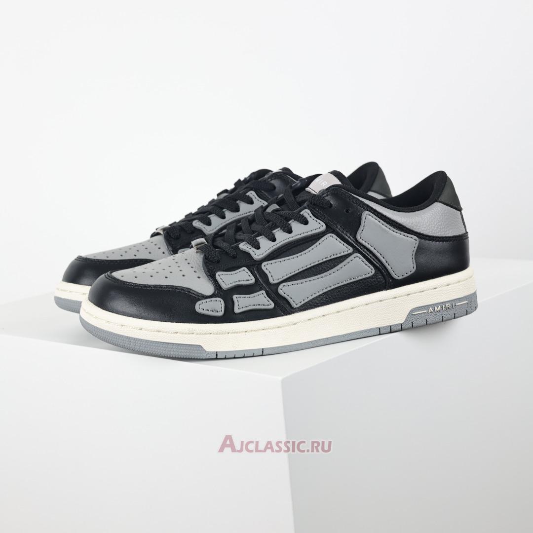 New Amiri Skel Top Low "Black Grey" MFS003-016 Shoes