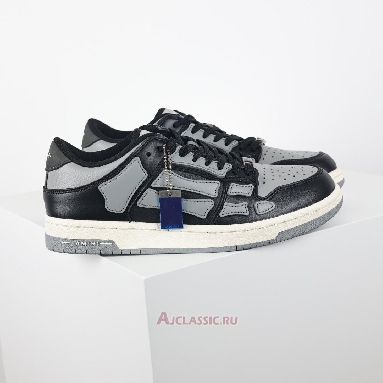 Buy Amiri Skel Top Low Black Grey Grey MFS003-016 Quality Reps Replicas Shoes
