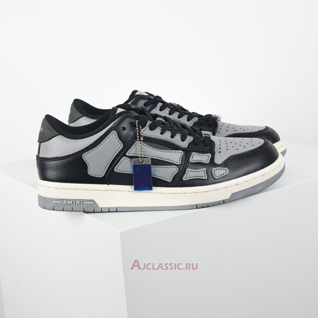 New Amiri Skel Top Low "Black Grey" MFS003-016 Shoes