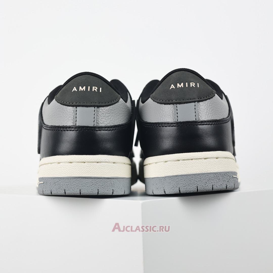 New Amiri Skel Top Low "Black Grey" MFS003-016 Shoes