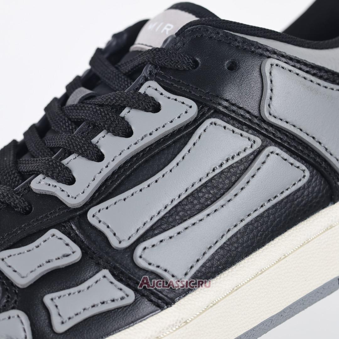 New Amiri Skel Top Low "Black Grey" MFS003-016 Shoes