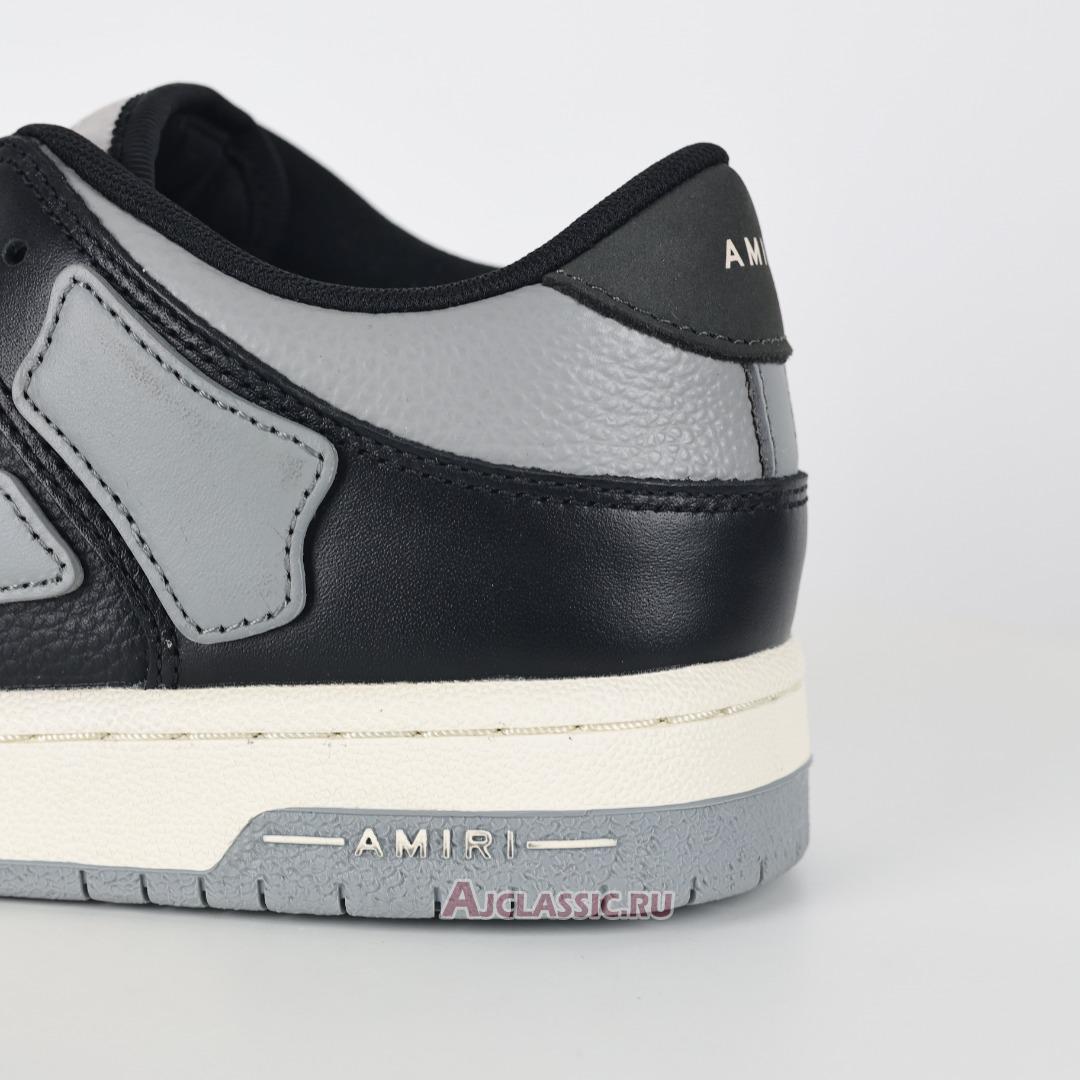 New Amiri Skel Top Low "Black Grey" MFS003-016 Shoes