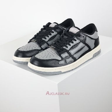 Buy Amiri Skel Top Low Black Grey Grey MFS003-016 Quality Reps Replicas Shoes