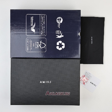 Buy Amiri Skel Top Low Black White Grey Black PXMFS002-004-2 Quality Reps Replicas Shoes