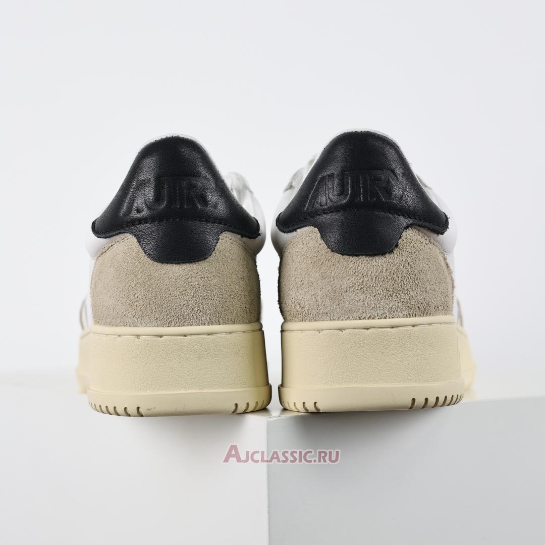 New Autry Medalist Low Leather and Suede "White Black" AULW-LS21 Shoes