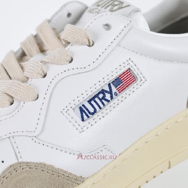 Buy Autry Medalist Low Leather and Suede White Black White AULW-LS21 Quality Reps Replicas Shoes