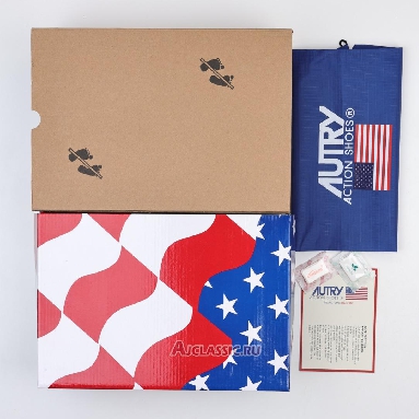 Buy Autry Medalist Low Leather and Suede White Black White AULW-LS21 Quality Reps Replicas Shoes