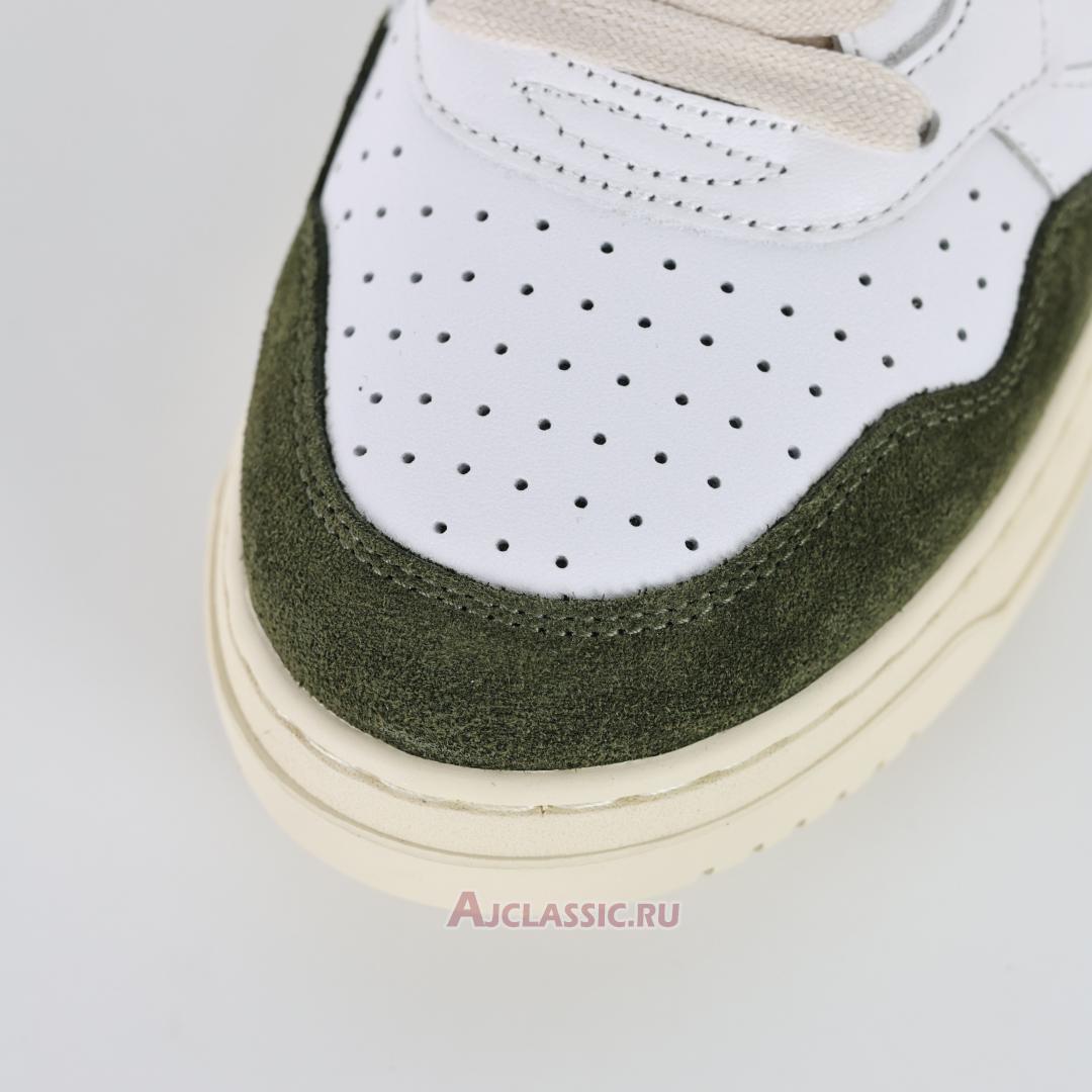 New Autry Medalist Low Leather and Suede "White Military" AULW-GS40 Shoes