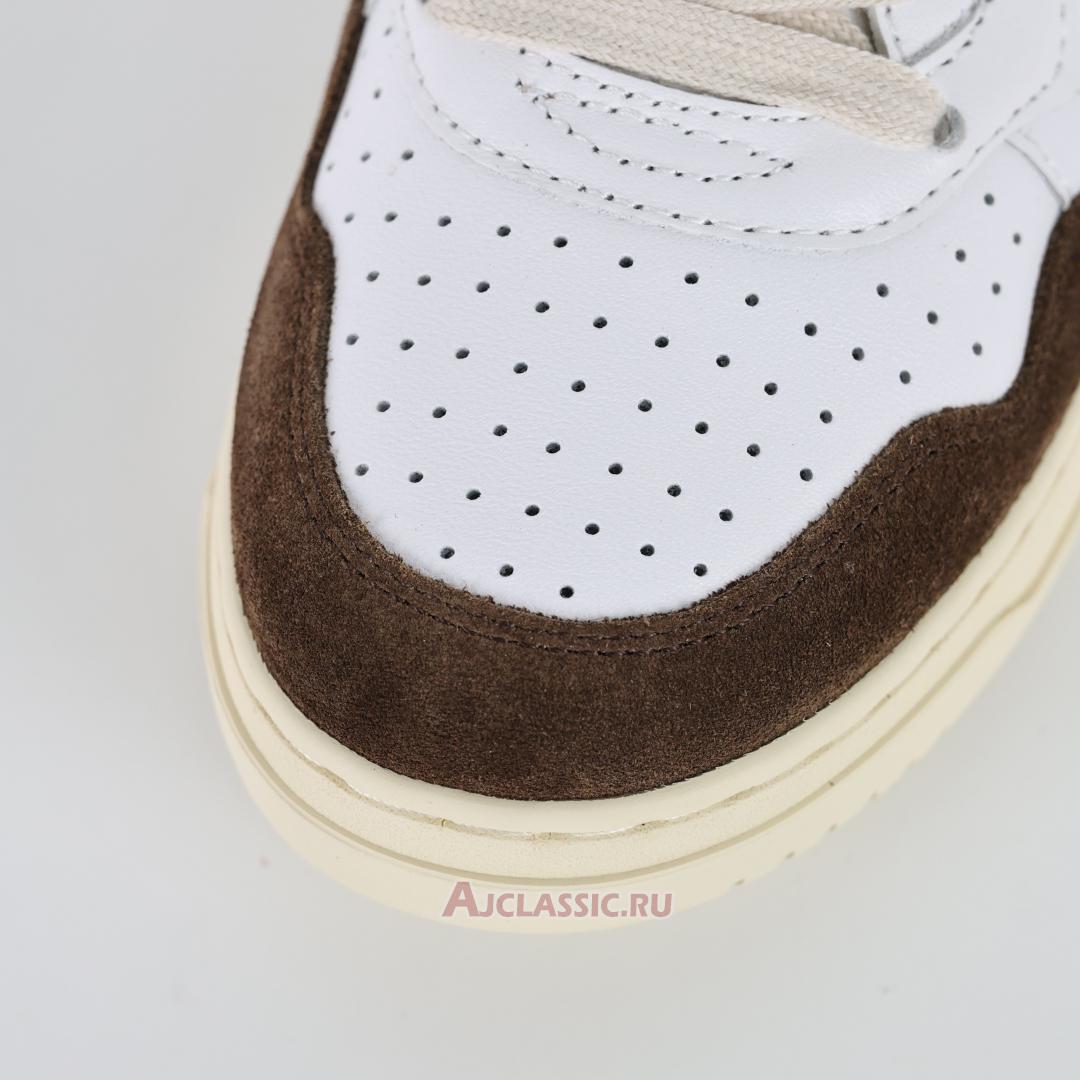 New Autry Medalist Low Leather and Suede "White Cigar" AULW-GS34 Shoes