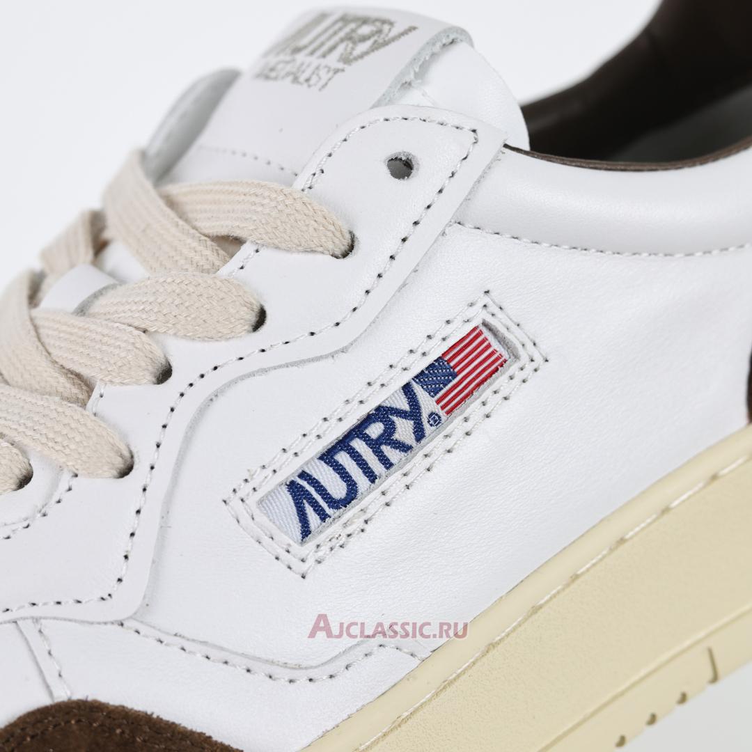 New Autry Medalist Low Leather and Suede "White Cigar" AULW-GS34 Shoes