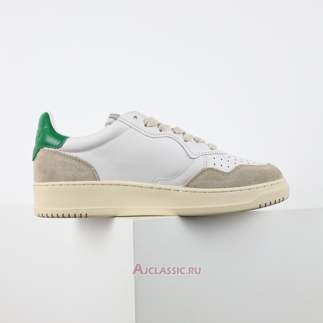 New Autry Medalist Low Leather and Suede "White Amazon" AULM-LS23 Shoes