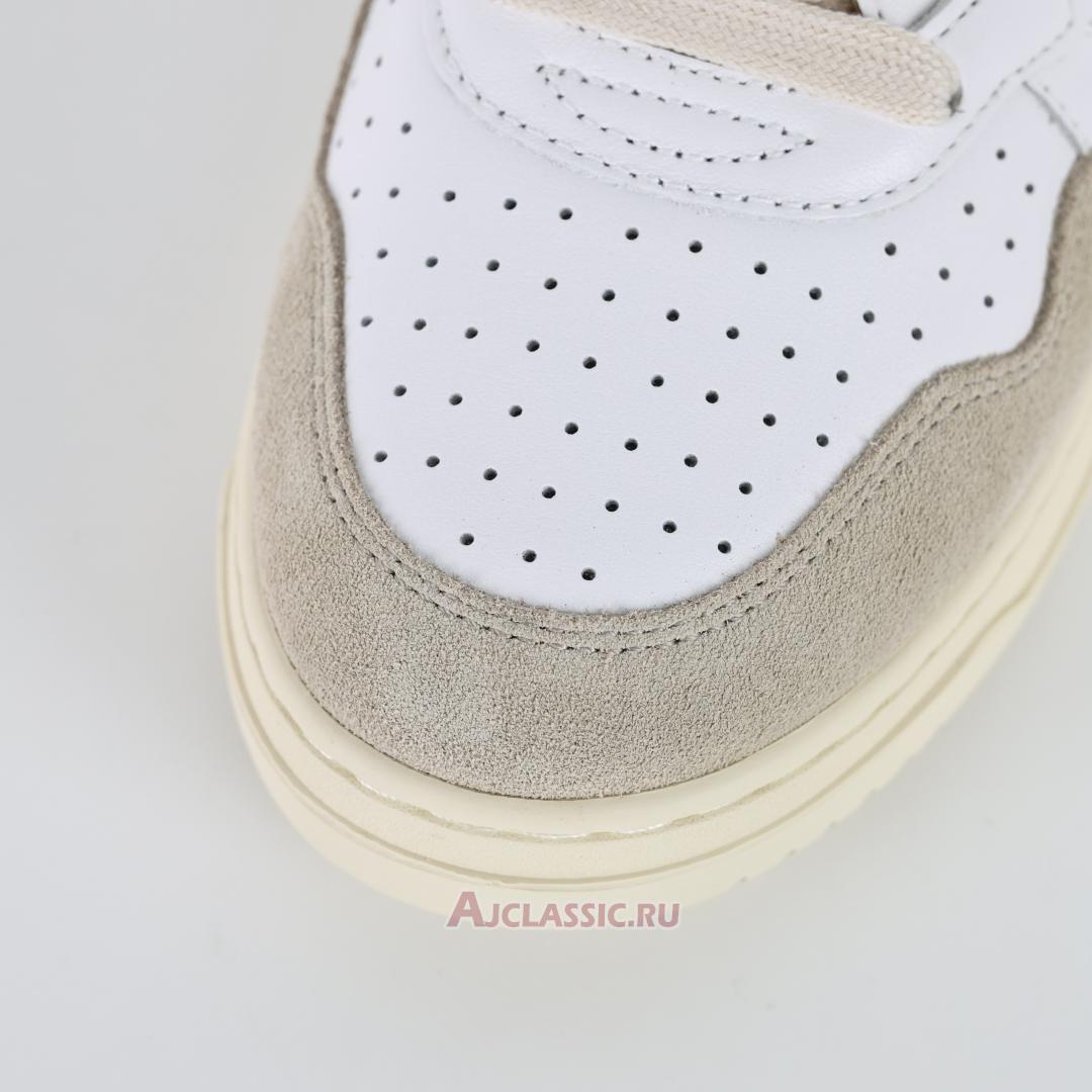 New Autry Medalist Low Leather and Suede "White Amazon" AULM-LS23 Shoes