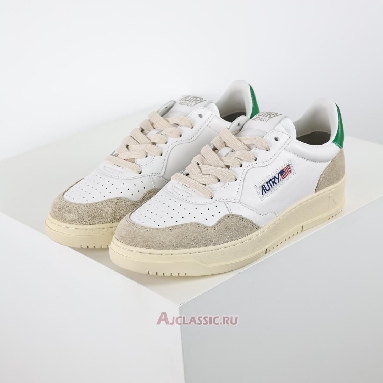 Buy Autry Medalist Low Leather and Suede White Amazon Green AULM-LS23 Quality Reps Replicas Shoes