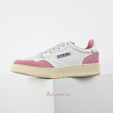 Buy Autry Medalist Low Leather and Suede White Pink Pink AVLW-LS05-2 Quality Reps Replicas Shoes