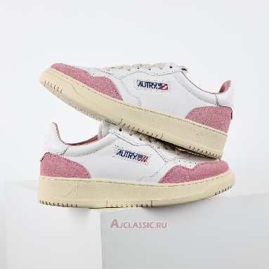 Buy Autry Medalist Low Leather and Suede White Pink Pink AVLW-LS05-2 Quality Reps Replicas Shoes