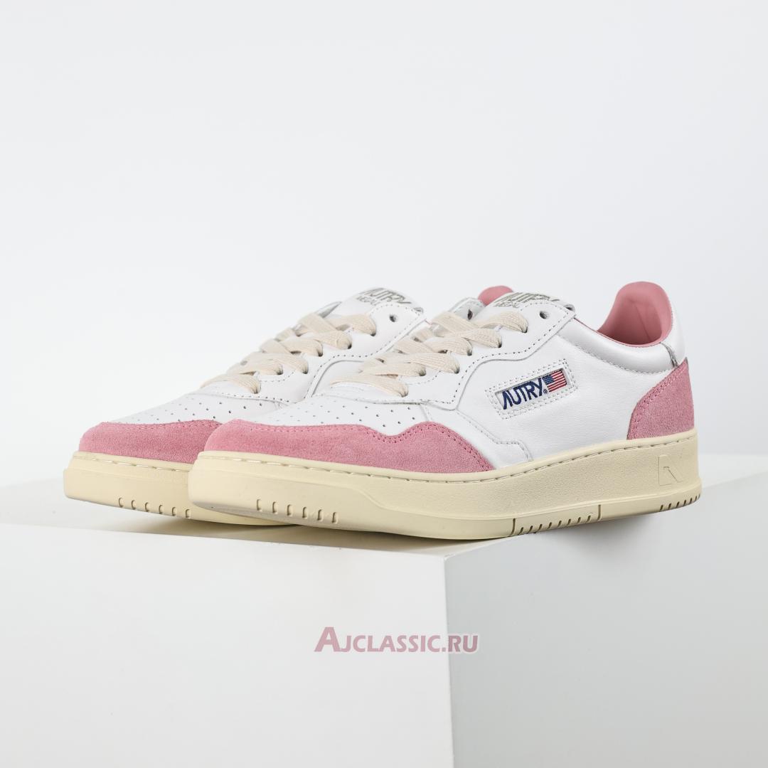 New Autry Medalist Low Leather and Suede "White Pink" AVLW-LS05-2 Shoes