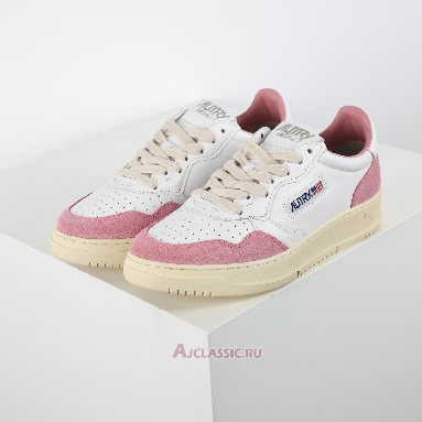 Buy Autry Medalist Low Leather and Suede White Pink Pink AVLW-LS05-2 Quality Reps Replicas Shoes