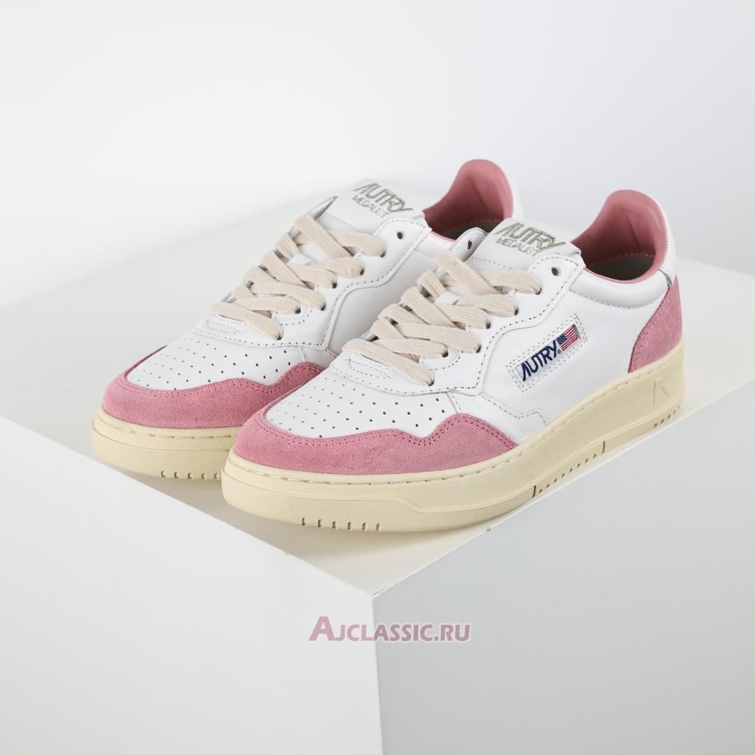 New Autry Medalist Low Leather and Suede "White Pink" AVLW-LS05-2 Shoes