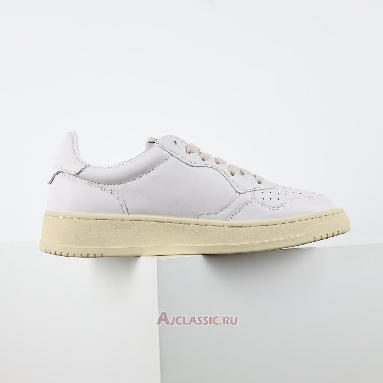 Buy Autry Medalist Low Goatskin White Cream White AULM-GG04 Quality Reps Replicas Shoes