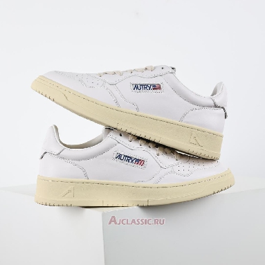 Buy Autry Medalist Low Goatskin White Cream White AULM-GG04 Quality Reps Replicas Shoes