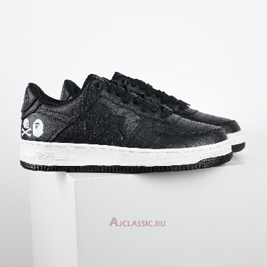Buy Neighborhood x A Bathing Ape Bapesta Black Crocodile & Ostrich Black 1J23-191-901-BLCK Quality Reps Replicas Shoes