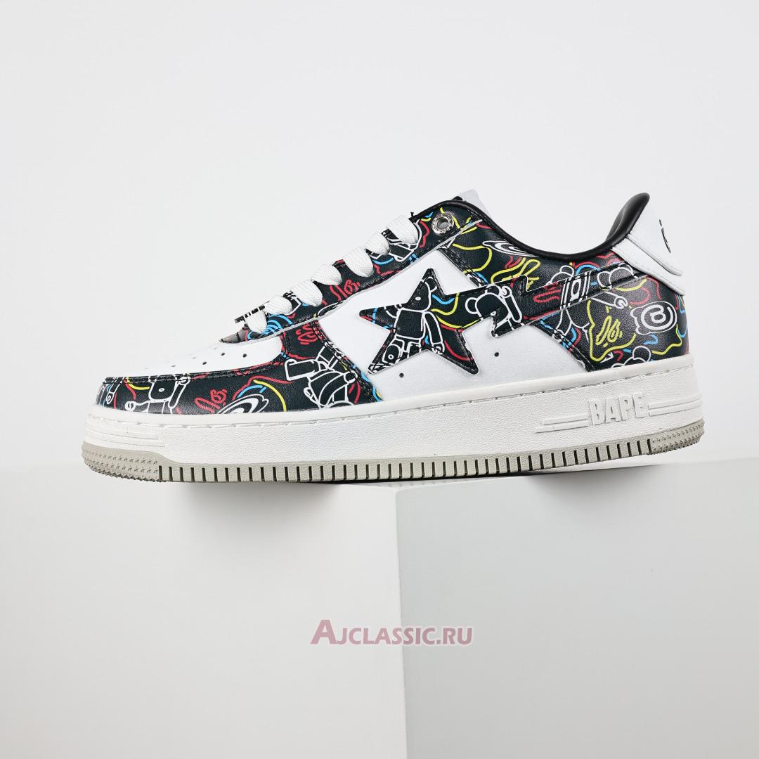 New Medicom Toy x A Bathing Ape Bapesta Low M2 "Be@r Camo - Black" 1H73191913-BLK Shoes