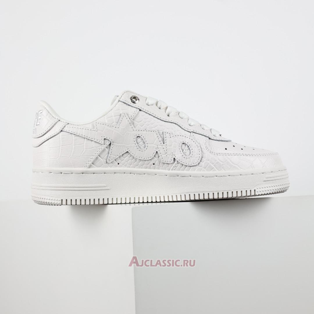 New OVO x A Bathing Ape Bapesta "Off-White Black" 1K80191303-WHT-2 Shoes