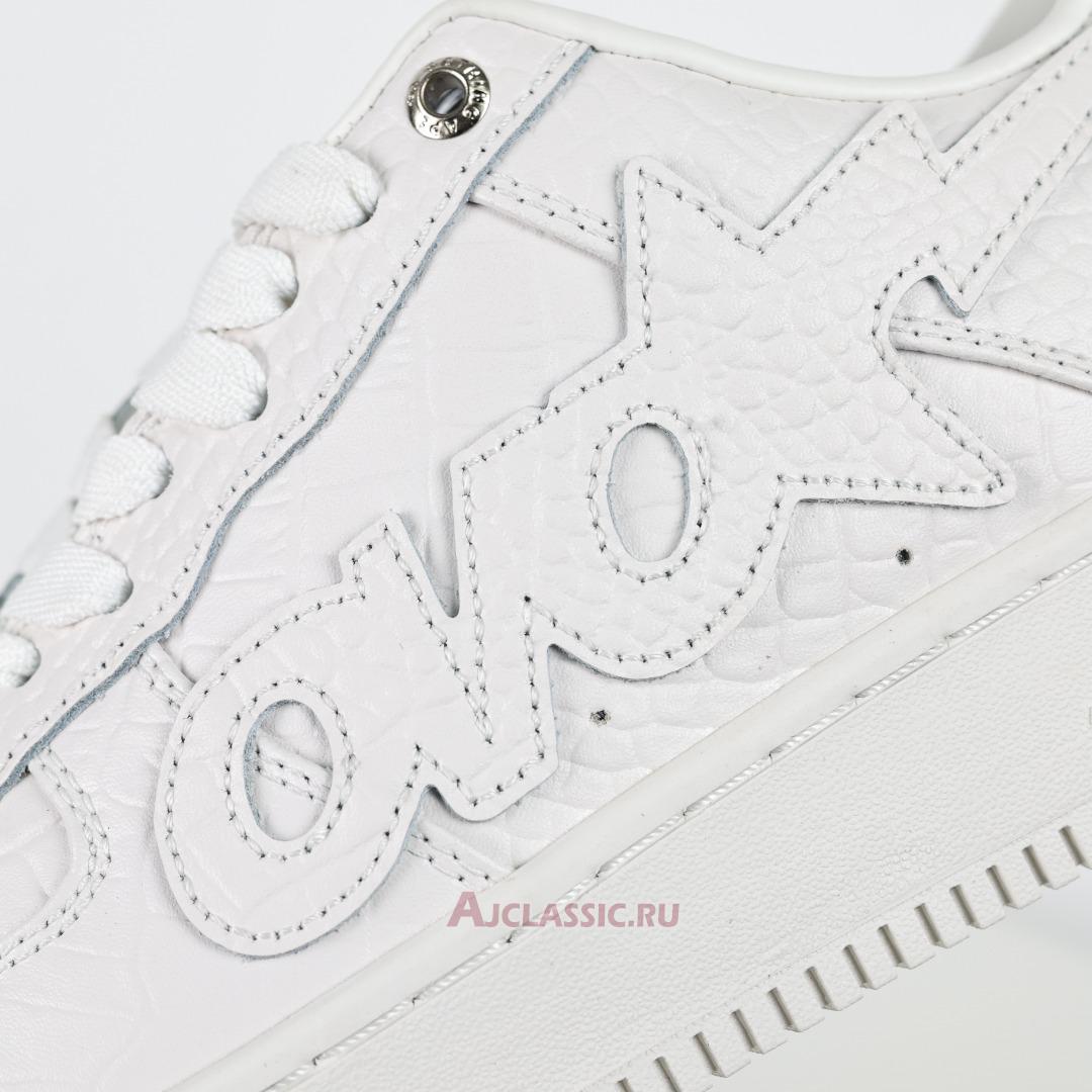 New OVO x A Bathing Ape Bapesta "Off-White Black" 1K80191303-WHT-2 Shoes